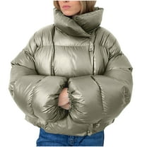 Womens Winter Warm Hooded Wrap Coat Cozy Quilted Outerwear for Women with Hood Casual Lounge Padded Jacket Puffer Jacket