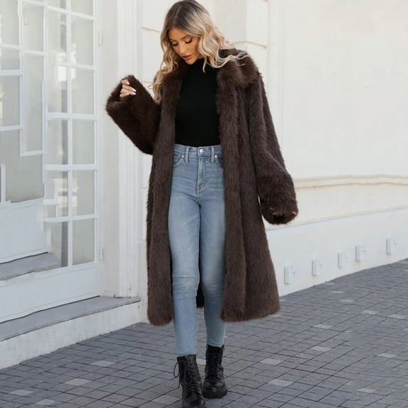 Womens Winter Warm Lapel with Inner Buttons Coats