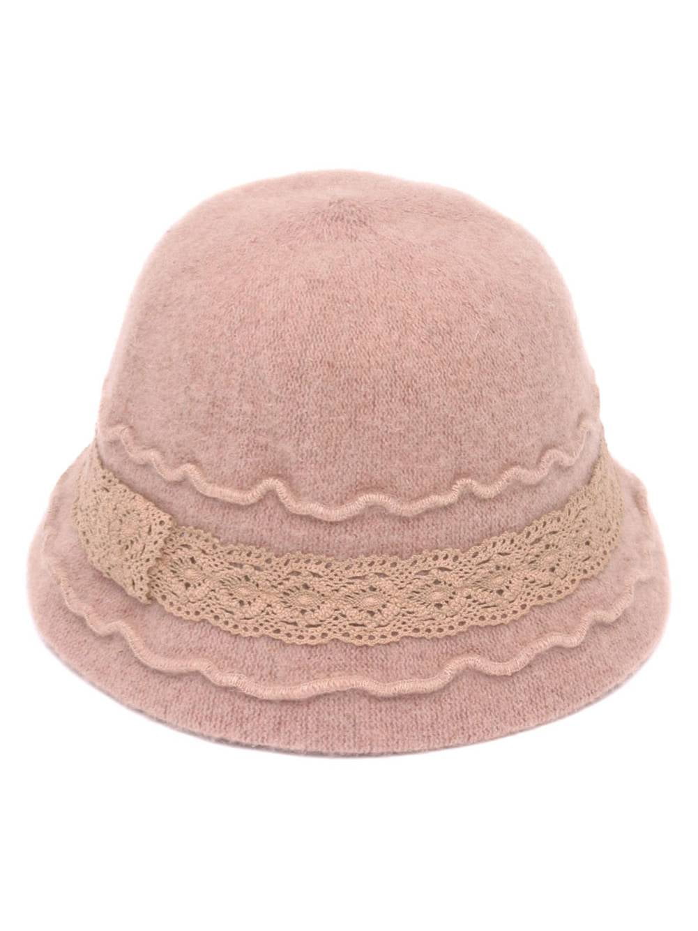 Womens Winter Wool Bucket Hat - Camel - Walmart.com