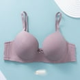 thumbnail image 1 of Womens Wireless Bras Comfortable Push Up Bra No Underwire Bra Full Support Lift Bralette Everyday Seamless Tshirt Bras,Gray,95D, 1 of 3