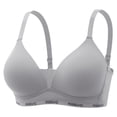 thumbnail image 1 of Womens Wireless Bras No Underwire Push Up Seamless Bra Supportive Full Coverage Bralette Everyday Tshirt Bras, 1 of 2