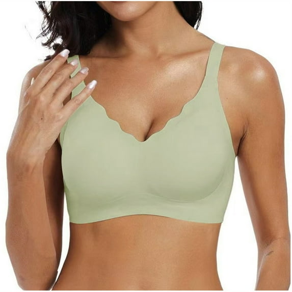 Womens Wireless Bras No Underwire Seamless Everyday Bra Soft Support Breathable Comfortable T Shirt Bra