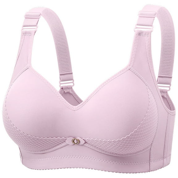 Womens Wireless Bras Push Up Support Full Coverage Bralettes Large Size Rims-free Comfortable Breathable And Gathered Thin Cups Underwear Daily Bra