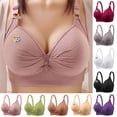 thumbnail image 1 of Womens Wireless Bras Push Up Support Full Coverage Bralettes No Underwire Bra Comfortable Everyday Seamless Tshirt Bras, 1 of 5