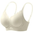 thumbnail image 1 of Womens Wireless Bras Scalloped Push Up Bralettes No Underwire Supportive Tshirt Bra Seamless Comfortable Everyday Bras, 1 of 6