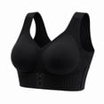 thumbnail image 1 of Womens Wireless Bras Stretch Bras for Women Full Coverage Bralettes Lifting Bra Sports Bras Seamless Bra Everyday Bras Sleep Bras Bras for Women No Underwire Comfort Bras,Black2,XL, 1 of 9