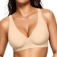 thumbnail image 1 of Womens Wireless Jelly Bra Plus Size Supportive Full Coverage Comfortable No Underwire Bras, 1 of 4