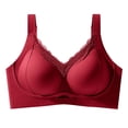 thumbnail image 1 of Womens Wireless Push up Bras, Comfortable No Underwire Lingerie, Full Support Bralette with Adjustable Straps, 1 of 3