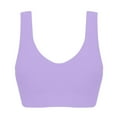 thumbnail image 1 of Womens Wireless Seamless Bras Full Coverage Supportive Lounge Bra Push Up Plus Size Sports Bra Comfortable Tshirt Bras, 1 of 6