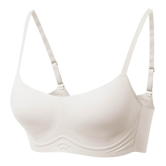 Womens Wireless Seamless Bras No Underwire Padded Bralette Adjustable Comfort Everyday Sleep Bra