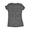 thumbnail image 1 of Womens Wise Person Lived Happily Ever Funny Humorous Tee Novelty T shirt Womens Graphic Tees, 1 of 6