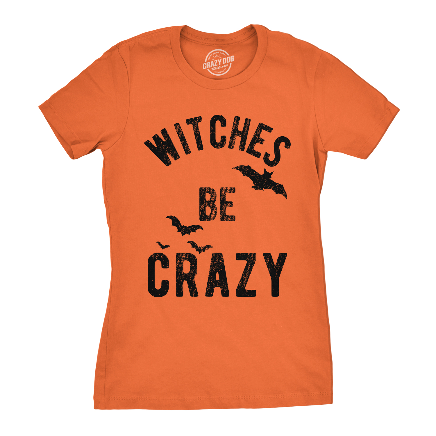 Womens Witches Be Crazy Tshirt Funny Party Tee For Ladies Womens Graphic Tees - image 1 of 9