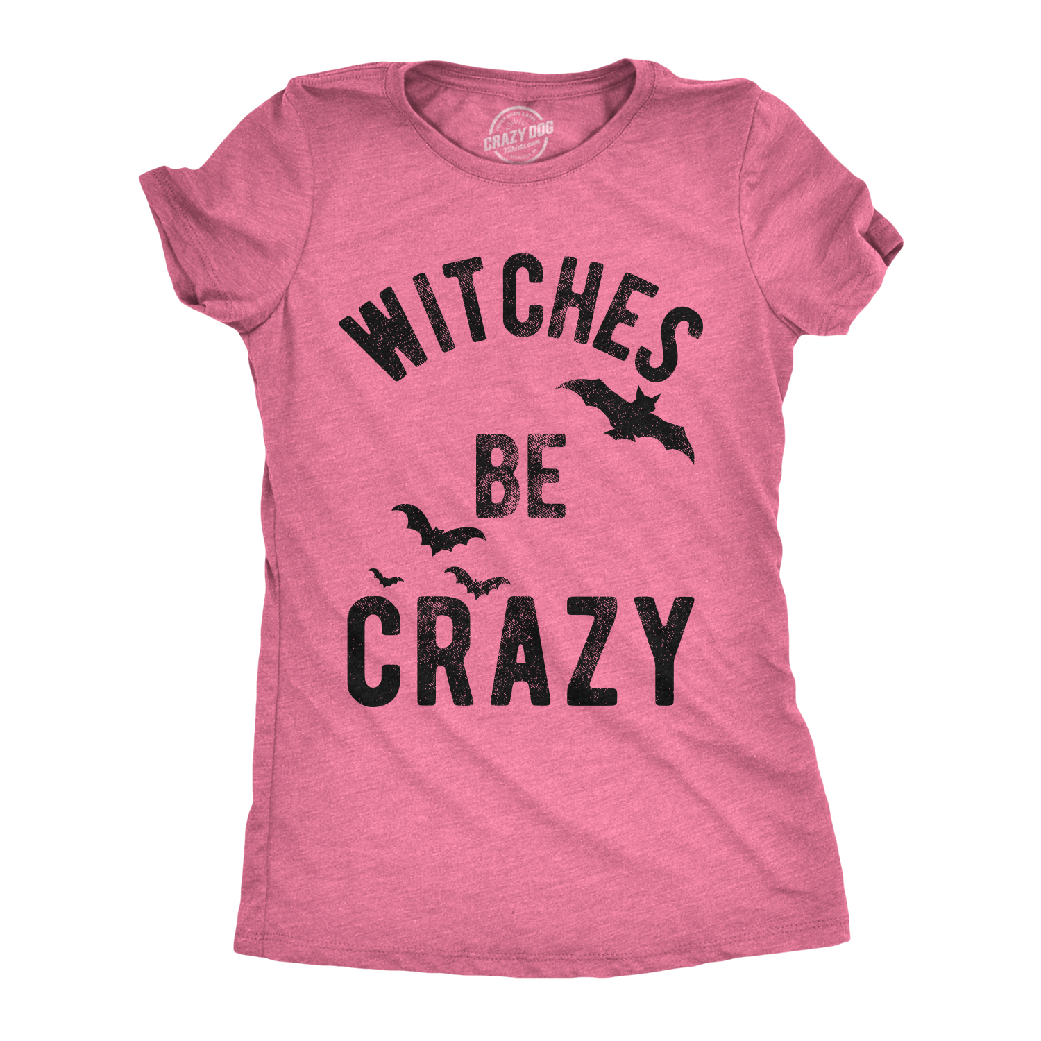 Womens Witches Be Crazy Tshirt Funny Party Tee For Ladies Womens Graphic Tees - image 1 of 9