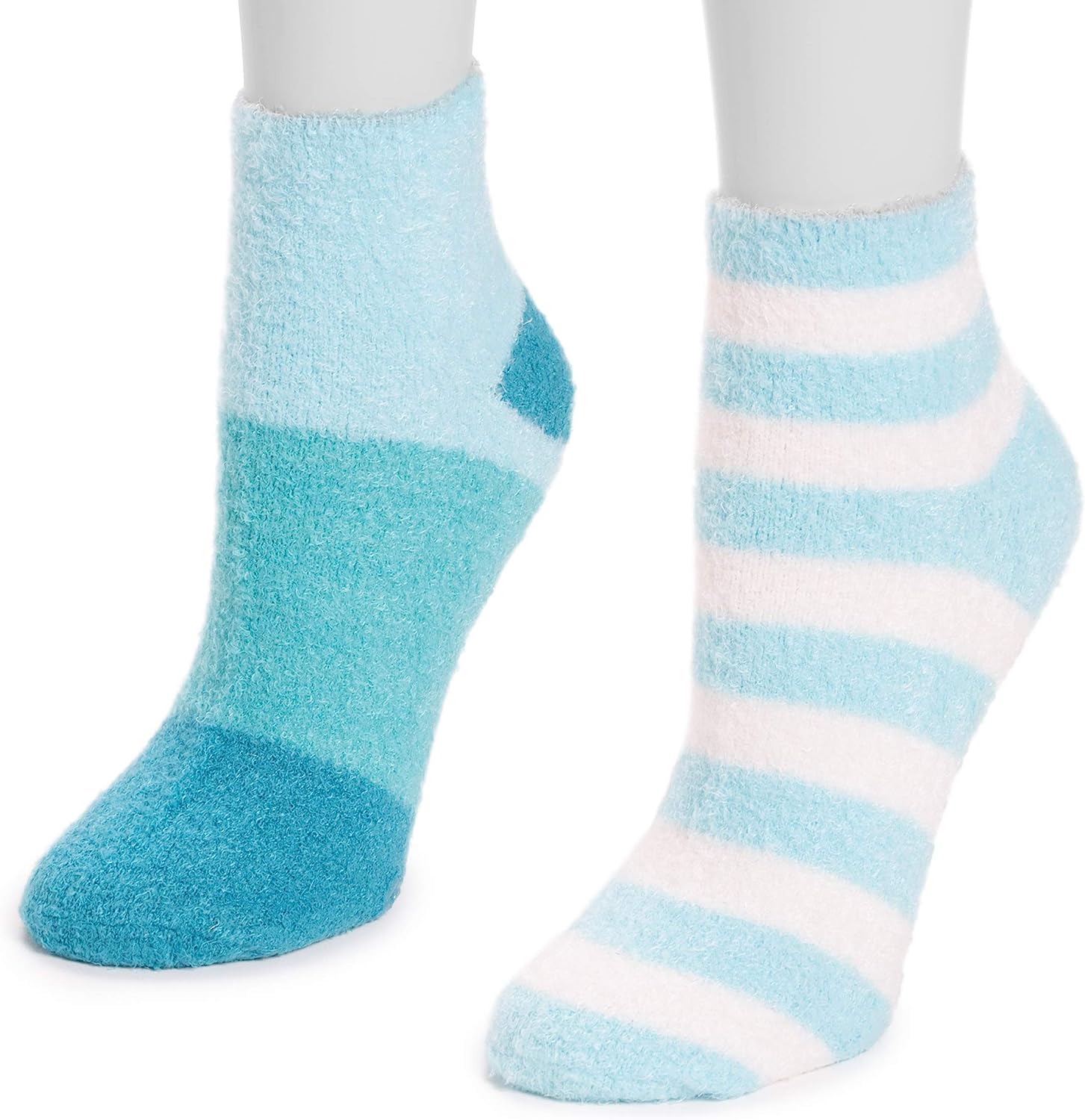 Womens Women's 2 Pair Pack Aloe Infused Crew Sock