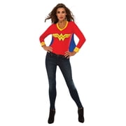 Women's Wonder Woman Superhero Sporty T-Shirt Costume Apparel Small 4-6