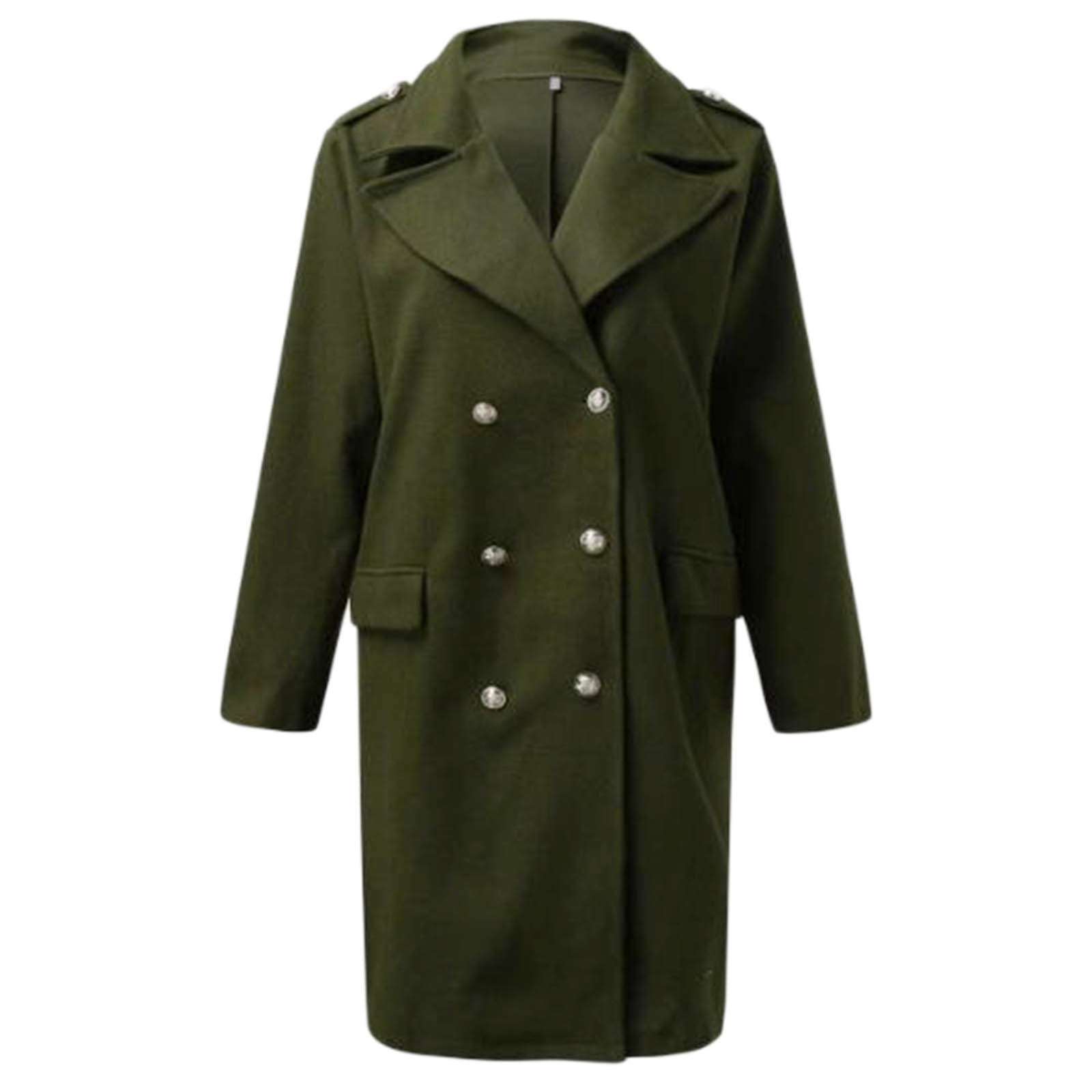Womens Wool Coats Mid Length Women's Autumn And Winter New Temperament
