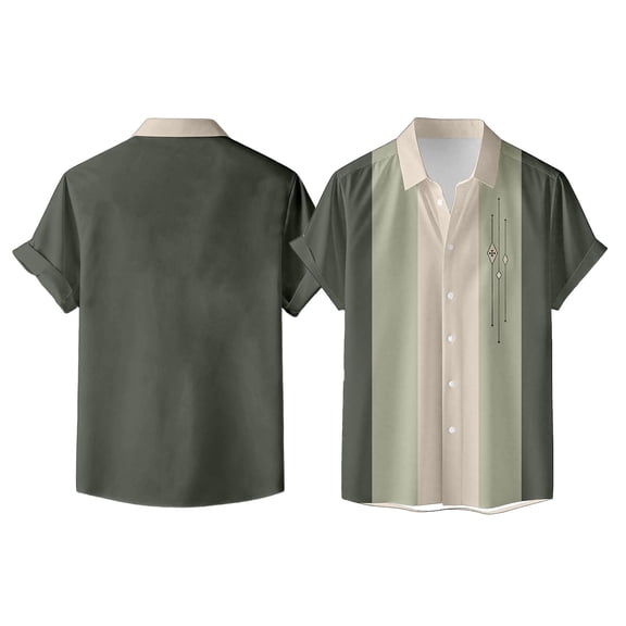 Womens Work Shirts Tops Printed Short Sleeve Button Down Casual Lightweight Open Front Cardigan Summer Women Tees Blouses Green 4XL