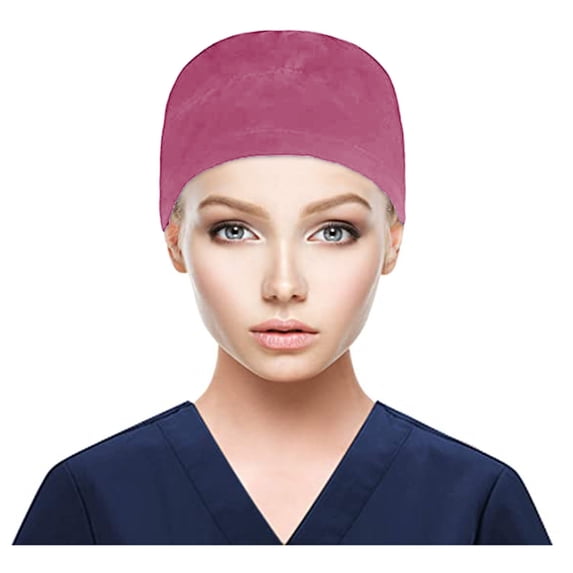Womens Working Cap Adjustable Lightweight Soft Hats Casual Button Breathable Tie Back Scrub Cap 2026,One Size