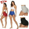 thumbnail image 1 of Womens Workout Shorts Butt Lifting High Waisted Gym Ruched Booty Yoga Pants, 1 of 5
