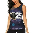 thumbnail image 1 of Womens Workout Tank Tops, 2025 Happy New Year E Racerback Tank Tops Quick Dry Vest Sleeveless Athletic Yoga Gym, 1 of 7