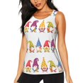 thumbnail image 1 of Womens Workout Tank Tops, Autumn Funny Gnomes Racerback Tank Tops Quick Dry Vest Sleeveless Athletic Yoga Gym, 1 of 7