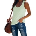 thumbnail image 1 of Womens Workout Tank Tops Casual Yoga Basic Sleeveless Tee, 1 of 2