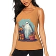 thumbnail image 1 of Womens Workout Tank Tops, Halloween Ghost Pumpkins Racerback Tank Tops Quick Dry Vest Sleeveless Athletic Yoga Gym, 1 of 7