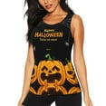 thumbnail image 1 of Womens Workout Tank Tops, Halloween Happy Pumpkin B Racerback Tank Tops Quick Dry Vest Sleeveless Athletic Yoga Gym, 1 of 7