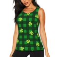 thumbnail image 1 of Womens Workout Tank Tops, Happy St. Patrick's Day5 Racerback Tank Tops Quick Dry Vest Sleeveless Athletic Yoga Gym, 1 of 7