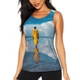 thumbnail image 1 of Womens Workout Tank Tops, Monk Walking On Water Racerback Tank Tops Quick Dry Vest Sleeveless Athletic Yoga Gym, 1 of 7