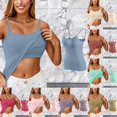 thumbnail image 1 of Womens Workout Tank Tops Sleeveless Cropped Tank Tops Open Back Basic Undershirt Tennis Yoga Athletic Running Shirts Loose Fit Racerback Breathable Tee, 1 of 6