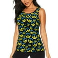 thumbnail image 1 of Womens Workout Tank Tops, peace sign flag Racerback Tank Tops Quick Dry Vest Sleeveless Athletic Yoga Gym, 1 of 7
