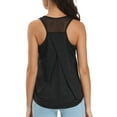thumbnail image 1 of Womens Workout Tops Racerback Tank Tops Mesh Yoga Shirts Athletic Running Tank Tops Sleeveless Gym Clothes, 1 of 3