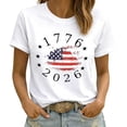 thumbnail image 1 of Womens Workout Tops T Shirts Relaxed Fit Graphic Eye Catching Print Going Out Shirts, 1 of 4