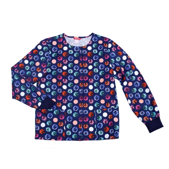 Womens Workwear Snap Front Warm-up Jacket