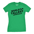 thumbnail image 1 of Womens Worlds Tallest Leprechaun T Shirt Funny Cute Saint Patricks Girls Shirt Womens Graphic Tees, 1 of 9