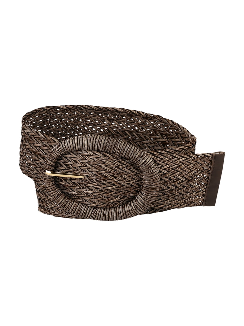 Womens Woven Belts Wide Waist Belts for Dress Decor  display picture 3