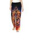 thumbnail image 1 of Womens Wres-Tler W-W,E Pajama Pants Comfy Lounge Sleepwear PJ Bottoms with Drawstring Pockets, 1 of 8