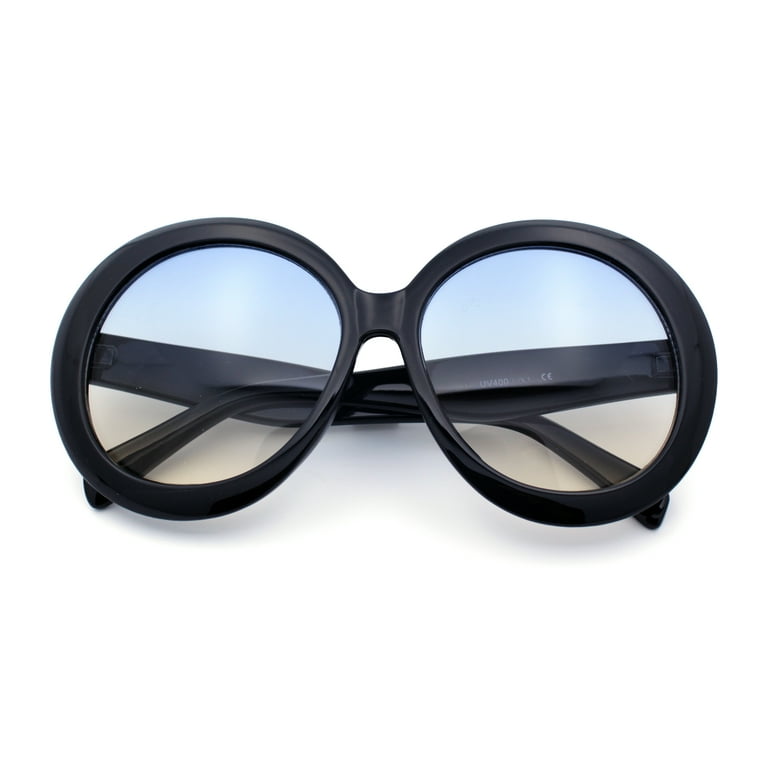 Womens XL Exaggerated Oversized Round Retro Mod Thick  display picture 2