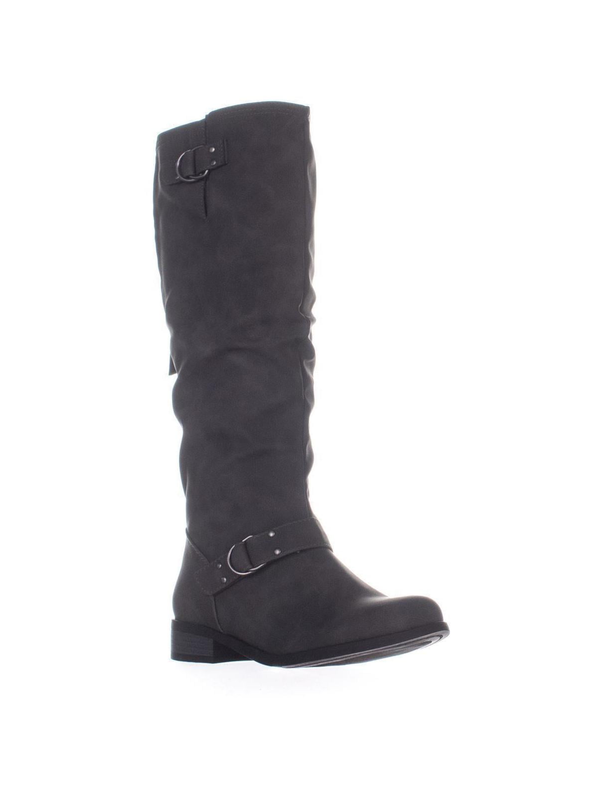 XOXO Women's Minkler Closed Toe Knee High Fashion Boots Brown Size 11W