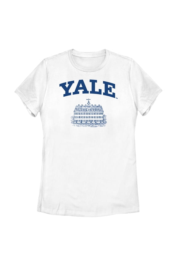 Womens Yale University School Campus Logo T Shirt