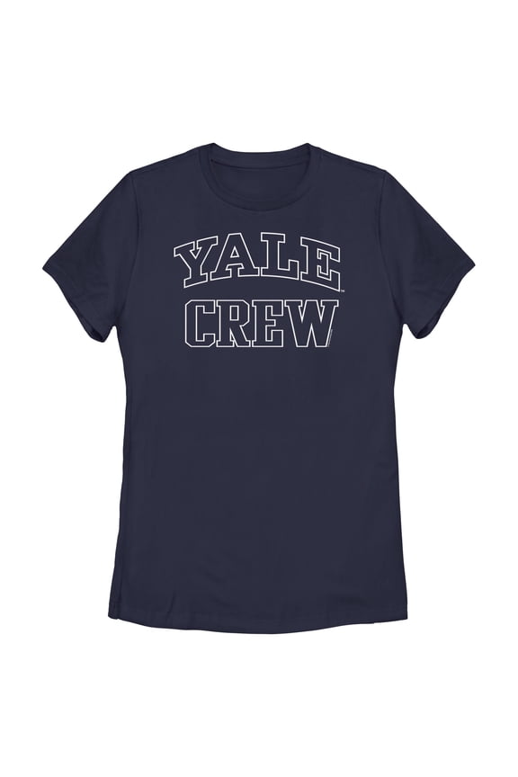 Womens Yale University School Crew Logo T Shirt