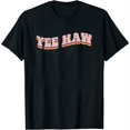 thumbnail image 1 of Womens Yeehaw Cowboy Cowgirl Rodeo Country Southern Yeehaw T-Shirt Black Large, 1 of 5