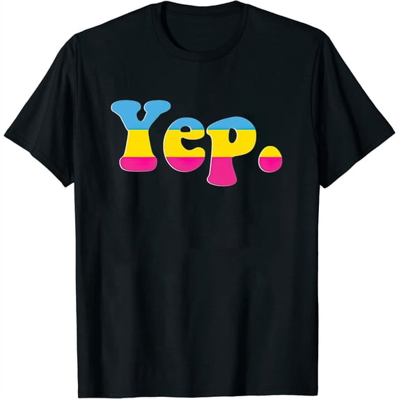 Womens Yep Pansexual Flag Gay Pride Flag Lgbt Great Graphic Gift Sweatshirt Black Medium
