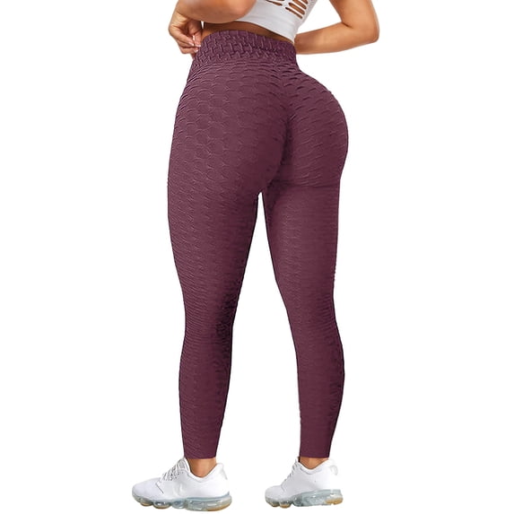 Womens Yoga Anti-Cellulite Compression Leggings Butt Lift Exercise Workout Elastic Pants Trousers