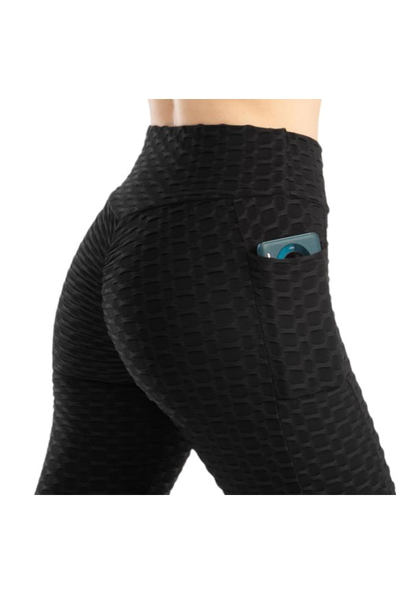 Womens Yoga Pants Booty Lifting Leggings With Pocket High Waisted Buttery Soft Workout Yoga Pants for Tummy Control Plus Size Yoga Pants for Women