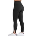 thumbnail image 1 of Womens Yoga Pants High Waist Split Flare Leggings 4 Way Stretch Performance Yoga Tights for Women Fitness and Studio, 1 of 9