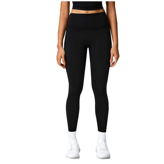 Womens Yoga Pants High Waisted Jogger Leggings Athletic Stretch Tights Solid Color Workout Leggings Casual Yoga Pants for Tall Women