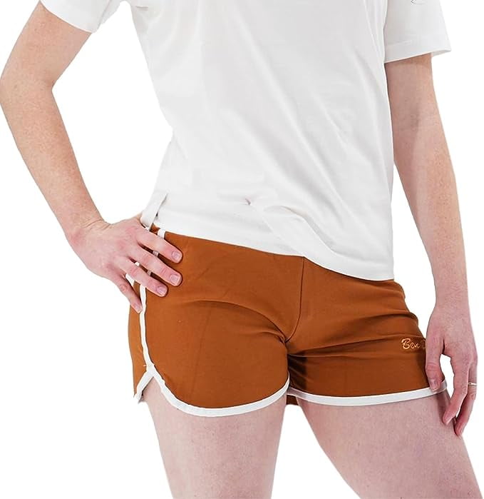 Womens Yoga Shorts Dolphin Athletic Lounge Cotton Workout Drawstring