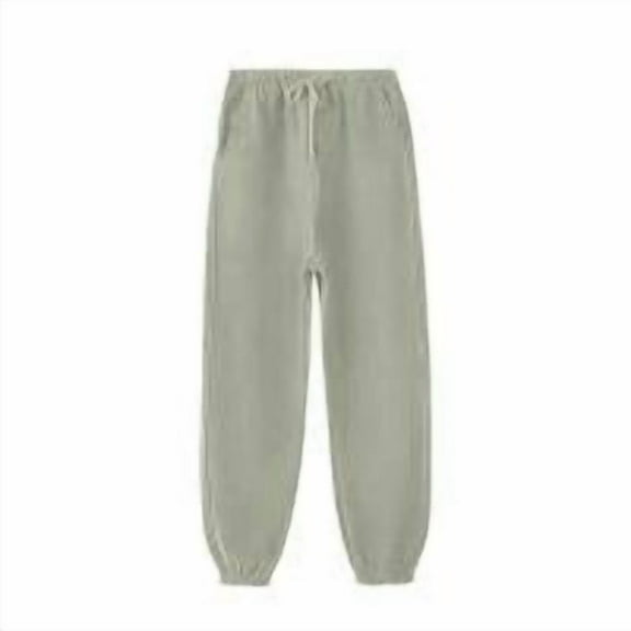 Womens Yoga Sweatpants Wide Leg High Waisted Solid Color Warm Casual Lace-Up Leggings Workout Jogging Mint Green (M-5XL)